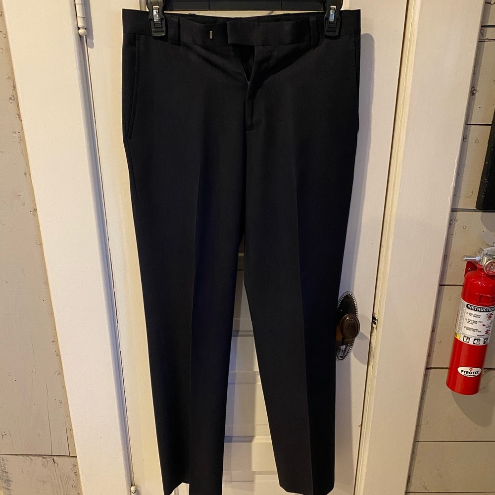 Kenneth Cole Reaction dress pant 32x32 black/dark grey